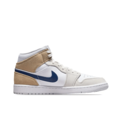 Air Jordan 1 Mid ‘white Khaki Blue Void’ - Do6726-100