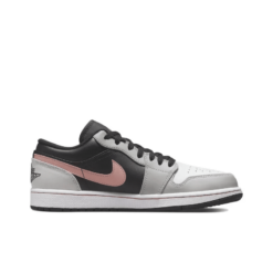 Air Jordan 1 Low Black Grey Pink - 553558-062