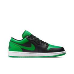 Air Jordan 1 Low 'Black Lucky Green' 553558-065