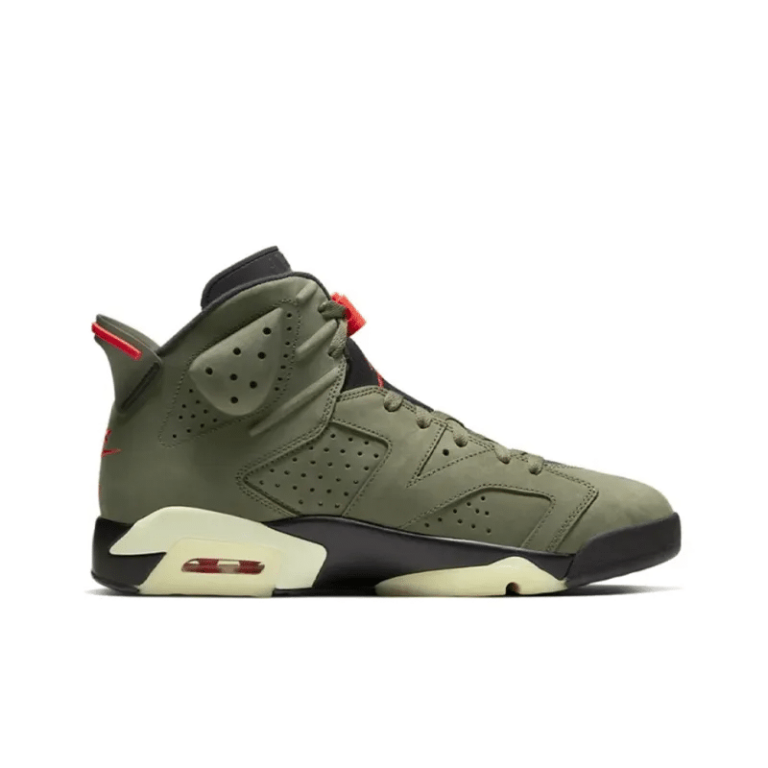 Air Jordan 6 x Travis Scott Medium Olive - CN1084-200