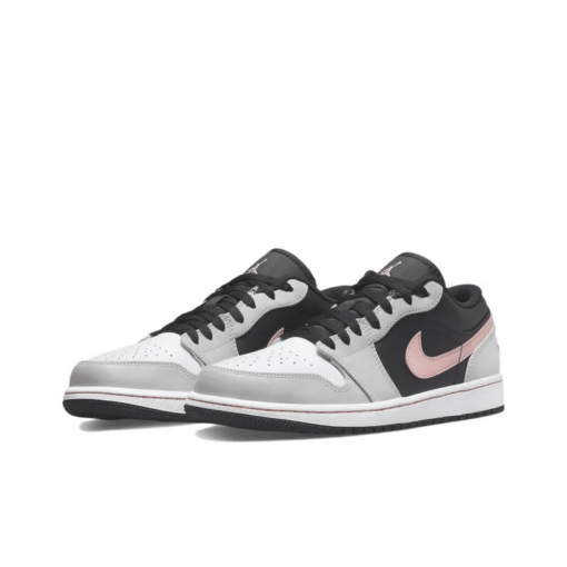 Air Jordan 1 Low Black Grey Pink - 553558-062