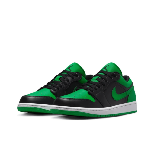 Air Jordan 1 Low 'Black Lucky Green' 553558-065