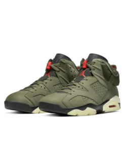 Air Jordan 6 x Travis Scott Medium Olive - CN1084-200