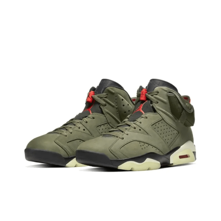 Air Jordan 6 x Travis Scott Medium Olive - CN1084-200