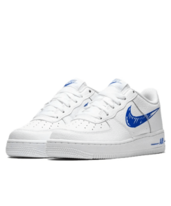 Air Force 1 Low Sketch Blue Swoosh GS - DM3177-102