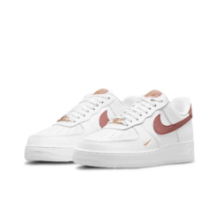 Air Force 1 07 Low Mini Swoosh Rust Pink Womens - Cz0270-103