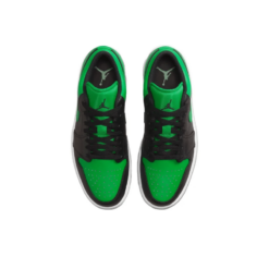 Air Jordan 1 Low 'Black Lucky Green' 553558-065