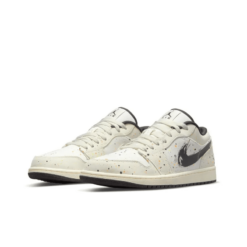 Air Jordan 1 Low ‘brushstroke Swoosh-paint Splatter’ - Dm3528-100