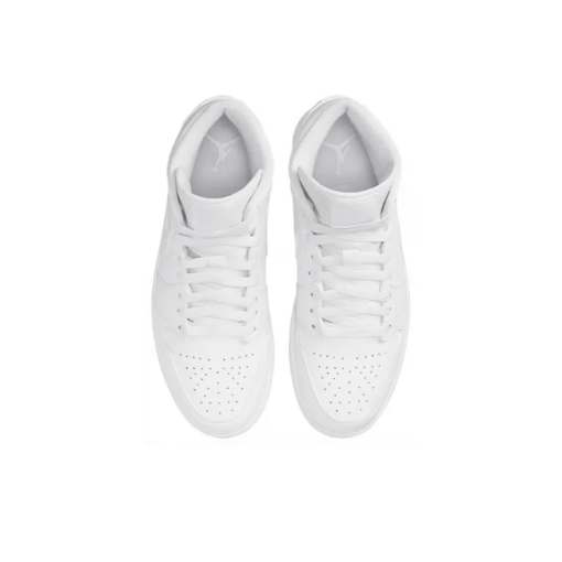 Air Jordan 1 Mid “Triple White” - 554724-136