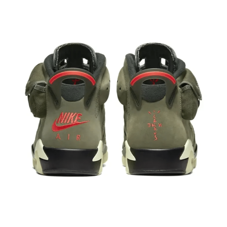 Air Jordan 6 x Travis Scott Medium Olive - CN1084-200