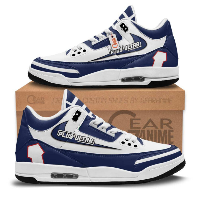 U.A. High School Gym Uniform J3 Sneakers Custom Shoes PR-930457