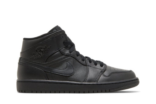 Air Jordan 1 Mid 'Triple Black' 2022 Everlasting Sneaker