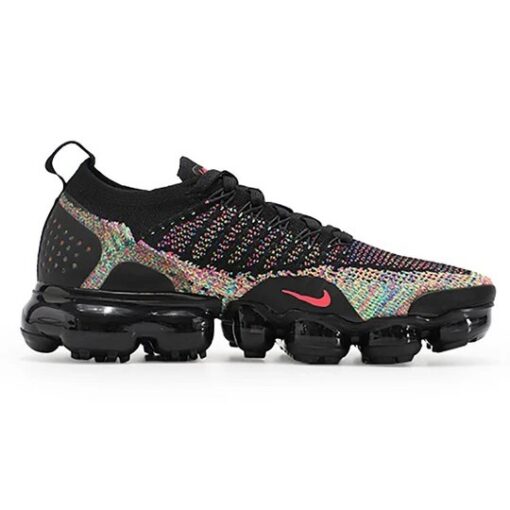 (WMNS) Nike Air VaporMax Flyknit 2 'Black Multicolor' 942843-015