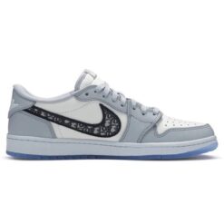 Air Jordan 1 Low x Dior 'White Grey' CN8608-002