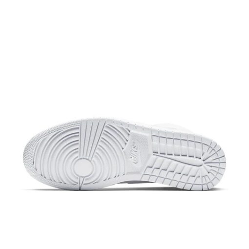 Air Jordan 1 Mid 'Triple White 2019' 554724-129
