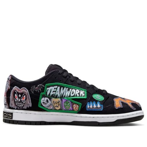 Neckface X Nike Dunk Low Pro SB Black Classic Kicks
