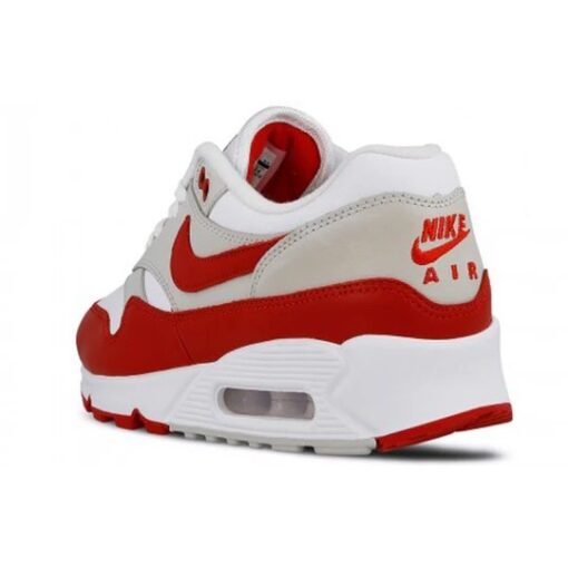 (WMNS) Nike Air Max 90/1 'White University Red' AQ1273-100