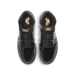 (GS) Air Jordan 1 Retro High OG 'Black Metallic Gold' 575441-032