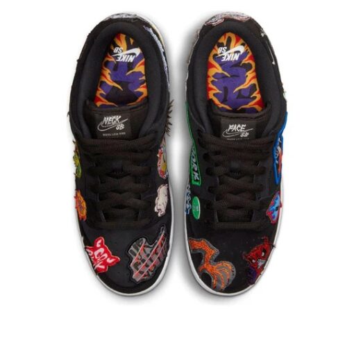 Neckface X Nike Dunk Low Pro SB Black Classic Kicks