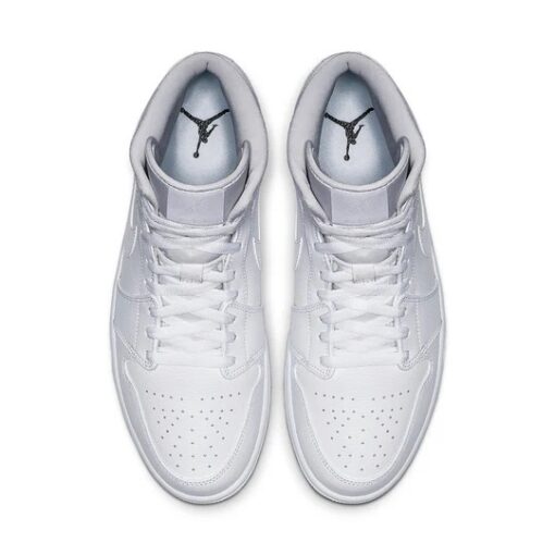Air Jordan 1 Mid 'Triple White 2019' 554724-129