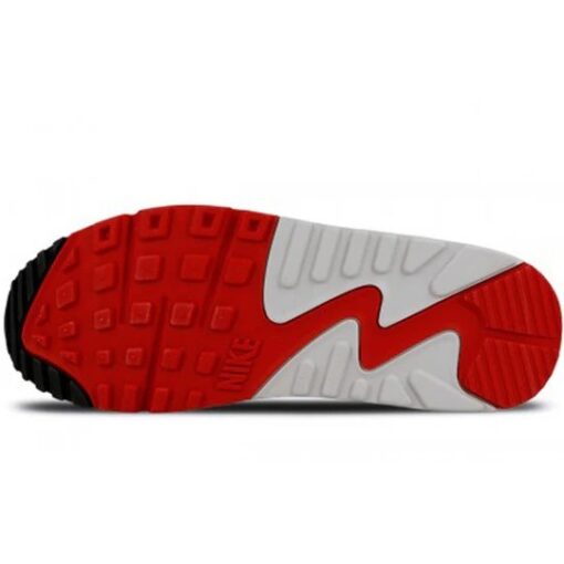 (WMNS) Nike Air Max 90/1 'White University Red' AQ1273-100
