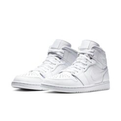 Air Jordan 1 Mid 'Triple White 2019' 554724-129