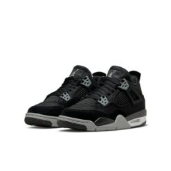(GS) Air Jordan 4 Retro SE 'Black Canvas' DV0553-006