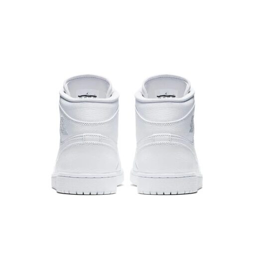 Air Jordan 1 Mid 'Triple White 2019' 554724-129