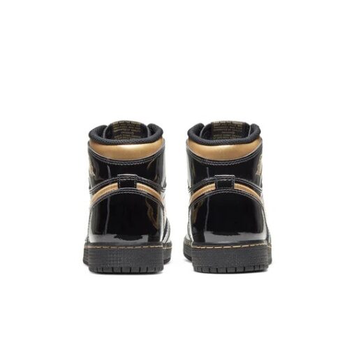 (GS) Air Jordan 1 Retro High OG 'Black Metallic Gold' 575441-032