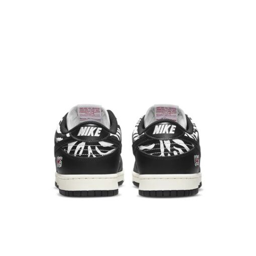Nike SB Dunk Low Quartersnacks Zebra Unfading Sneaker
