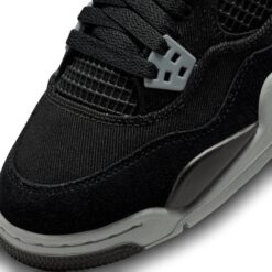 (GS) Air Jordan 4 Retro SE 'Black Canvas' DV0553-006