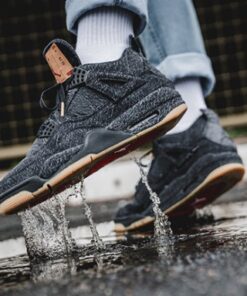 Air Jordan 4 Retro Levis NRG 'Black Levis' AO2571-001