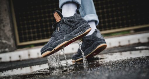 Air Jordan 4 Retro Levis NRG 'Black Levis' AO2571-001