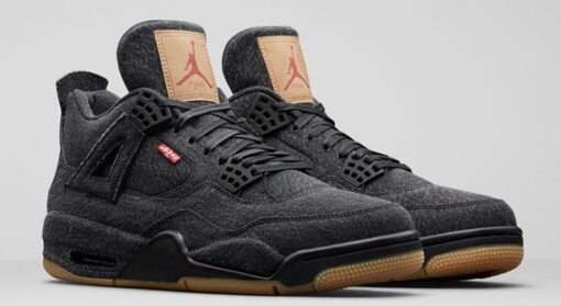 Air Jordan 4 Retro Levis NRG 'Black Levis' AO2571-001