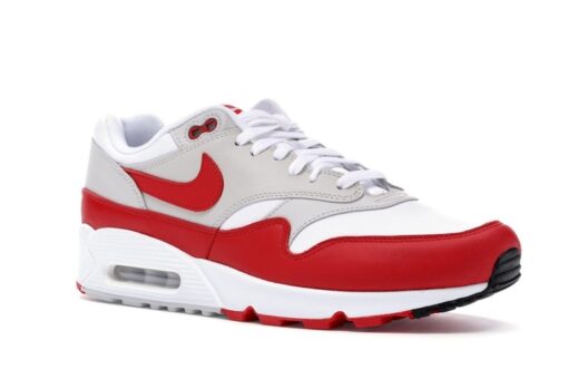 Nike Air Max 90 'White University Red' - AQ1273-100