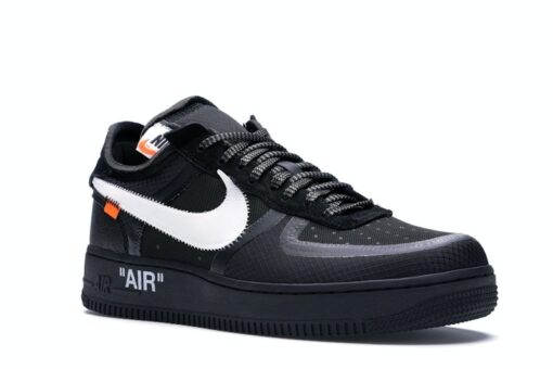 Off-White x Nike Air Force 1 Low 'Black' - AO4606-001