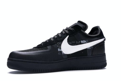 Off-White x Nike Air Force 1 Low 'Black' - AO4606-001