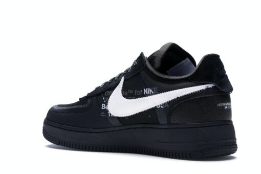 Off-White x Nike Air Force 1 Low 'Black' - AO4606-001