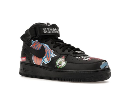 Supreme x Air Force 1 Mid 07 NBA Black - AQ8017-001