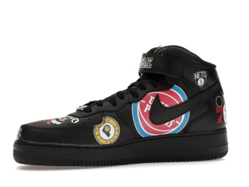 Supreme x Air Force 1 Mid 07 NBA Black - AQ8017-001