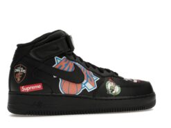 Supreme x Air Force 1 Mid 07 NBA Black - AQ8017-001