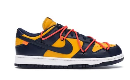 Off-White x Nike Dunk Low 'Michigan' 2019 Iconic Sneaker