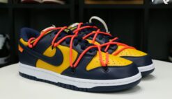 Off-White x Nike Dunk Low 'Michigan' 2019 Iconic Sneaker