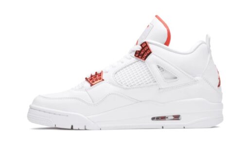 Air Jordan 4 Retro 'Orange Metallic' Unfading Sneaker