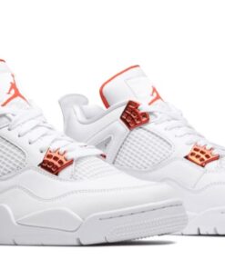 Air Jordan 4 Retro 'Orange Metallic' Unfading Sneaker