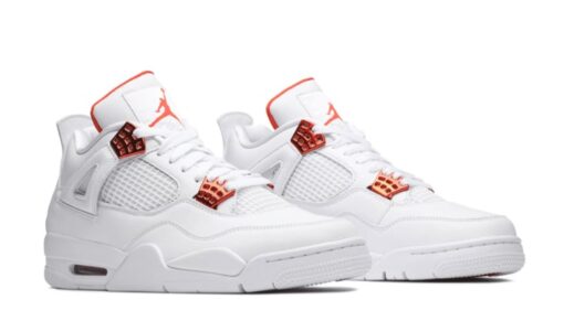 Air Jordan 4 Retro 'Orange Metallic' Unfading Sneaker