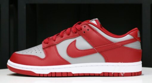 Nike Dunk Low Retro Medium Grey Varsity Red UNLV Iconic Sneaker