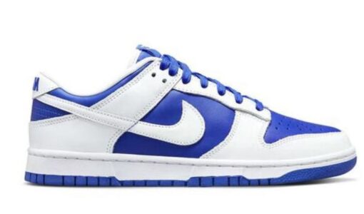 Nike Dunk Low Racer Blue White 2022 Unfading Sneaker