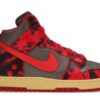 Nike Dunk High 1985 Red Acid Wash Iconic Sneaker