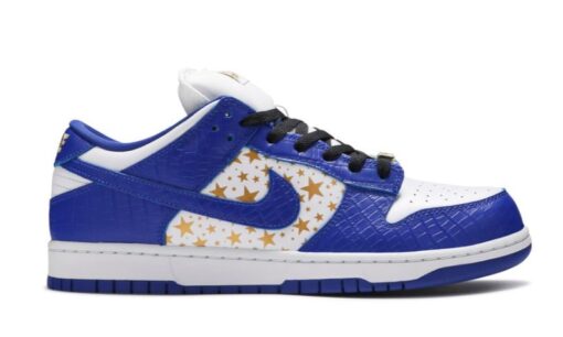 Nike SB Dunk Low Supreme Hyper Royal Iconic Sneaker